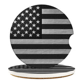 Britimes car coaster with absorbent ceramic stone captures moisture for a dry cup holder.