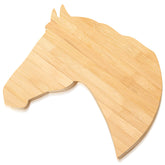 Briwoody horse-shaped bamboo board on wall display, a conversation starter for gatherings.