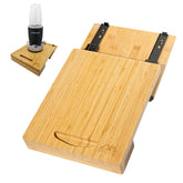 Broad Valley Bamboo Appliance Slider shows a coffee maker on a tidy counter for easy access