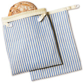 BRONYPRO beeswax bread bags front view showing two-pack design for sourdough storage