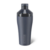 BrüMate Nightfall Blue 22oz cocktail shaker stays cold with no condensation.