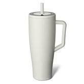 BrüMate Era 40 oz tumbler with handle and straw for spill-free on-the-go sipping.