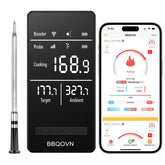 Btclink WiFi Sub-1G thermometer with base display for hands-free grilling monitoring.