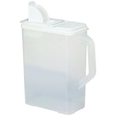 Buddeez 8-quart bulk container with clear body keeps dry goods visible and organized