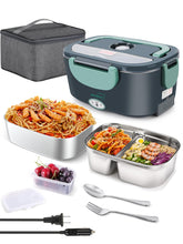 Buddew electric lunch box 80W heating demonstrates quick warming at work