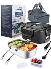 Buddew electric lunch box compact design, ideal for office meals and on the go
