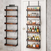 Bukfen over-the-door pantry organizer demonstrates space-saving versatility for compact kitchens.