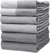 Bumble Towels premium kitchen towels with flat weave for quick drying dishes and counters.