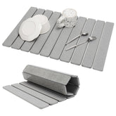 Bunmery large stone drying mat 24x16 inches offering a durable kitchen drying surface.