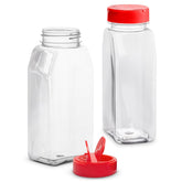 Busichka large seasoning shaker 32oz front view with dual lids for shaking and pouring