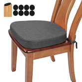 BUYUE thickened U-shape chair cushion in top view for comfortable dining