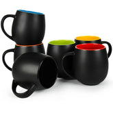 BYCNZB 20oz mug set group shot shows six versatile cups for daily beverages at home