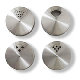 ByteX stainless steel spice lid for regular-mouth jars, easy pour for herbs and spices.
