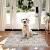 BYYVOO 2x3 non-slip kitchen rug with secure backing for a safe sink area.