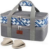 CaCTOUR casserole carrier with expandable double deck, open view for easy loading