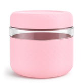 Cafezi 24 oz glass lunch bowl with lid for leakproof on-the-go meals