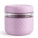 Cafezi 24 oz glass lunch bowl with lid shows clear storage for fresh, organized meals