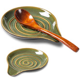 Caigmo large spoon rest on stovetop keeps counters tidy