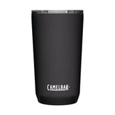 CamelBak Horizon 16oz tumbler close-up of tri-mode lid for precise flow control.