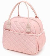 CAMTOP lunch box with front quilted design for everyday chic use.
