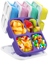Canfanni Bento snack containers with four compartments for organized meals