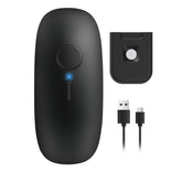 Canslab rechargeable electric can opener front view showing easy access and stylish design