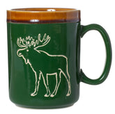 Cape Shore Moose Mug with hand-glazed 18oz finish for daily coffee.