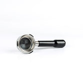 CAPFEI 58mm bottomless portafilter for Calphalon Temp IQ shows extraction flow