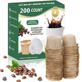 CAPMESSO disposable coffee filter pack close-up showing eco-friendly design for Keurig use