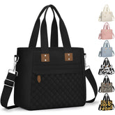 Capolo lunch bag front view with quilted detail for a professional look