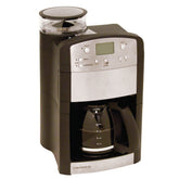 Capresso CoffeeTeam GS conical burr grinder for consistent grounds and aroma retention