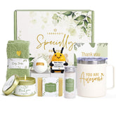 CARAKNOTS 12oz ivory insulated tumbler with handle for hot or cold drinks