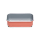 Caraway 1 lb loaf pan perspective view with easy-release ceramic coating for baking.