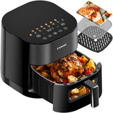 Carori Air Fryer viewing window shows progress for easy monitoring