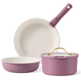 CAROTE 5pcs set with detachable handles for secure grip and easy oven-to-table transfer