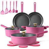 CAROTE non-stick pots and pans set for versatile everyday cooking and easy cleanup.