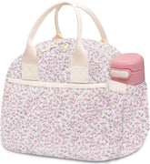 Carry bloom women's lunch box front pocket for cutlery and organization