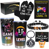 Carselage 15-year-old gamer tumbler for on-the-go hydration and style.