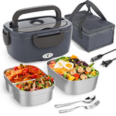 Carsolt electric lunch box in outer view showing compact, portable design for travel or desk use