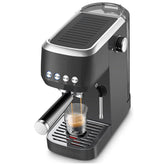 CASABREWS 3700 front view in stainless steel for a sleek home coffee setup