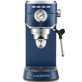 Casabrews espresso machine front view for stylish home brewing.