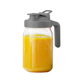 CasaVibe Mason water jar wide mouth 24oz for easy beverage storage and pouring