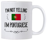 Casitika Portugal Pride mug front view with flag design for daily coffee.
