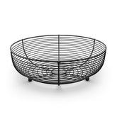 CAXXA countertop fruit bowl in matte black displays fresh fruit neatly for quick access.