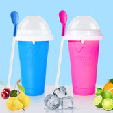 Cdbz Slushy Cup blue-pink set for quick, refreshing slushies at home.