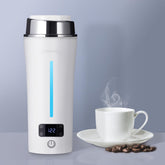 Ceaplot dual voltage travel kettle compact design for easy packing.