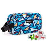 Cerbonny freezable lunch bag with built-in gel packs keeps foods cool all day