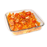 CGNWEEPS 8x8in square bake dish with compact, oven-ready design for easy meals.
