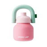 CHAKO LAB water bottle with straw and handle for daily hydration.