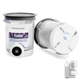 ChamThingzeal Creami Swirl Pint 2-Pack ready for Ninja NC700/701 use to store two flavors